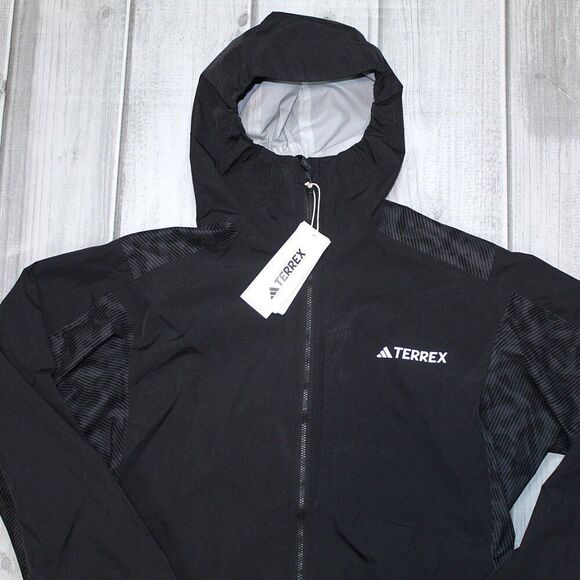 NEW adidas Terrex Xperior Hybrid Primeknit RAIN.RDY Jacket - Men's - Picture 2 of 5